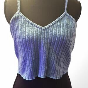 SHEIN Women's Blue and Green Vests-tanks-cami